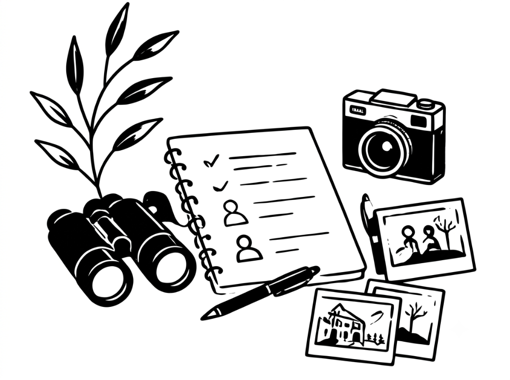 User research, ethnography, field observation notes and photography